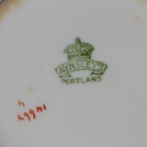 Open sugar bowl. Aynsley Portland fine bowl china - Picture 6 of 6